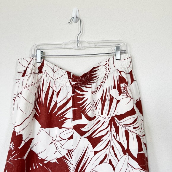 [Madewell] High Rise Pull-On Bermuda Shorts Tropical Vacation Floral NWT Sz XXL - Picture 6 of 11